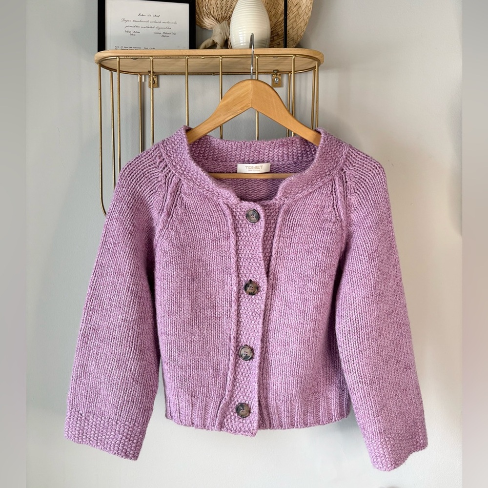 Tonet || Italian Wool/Cashmere Blend Knit Cardigan